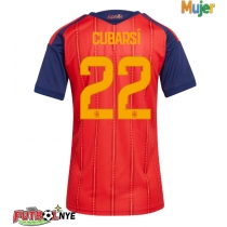 Camiseta España Pau Cubarsi #22 Primera Equipación para mujer Mundial 2026 manga corta